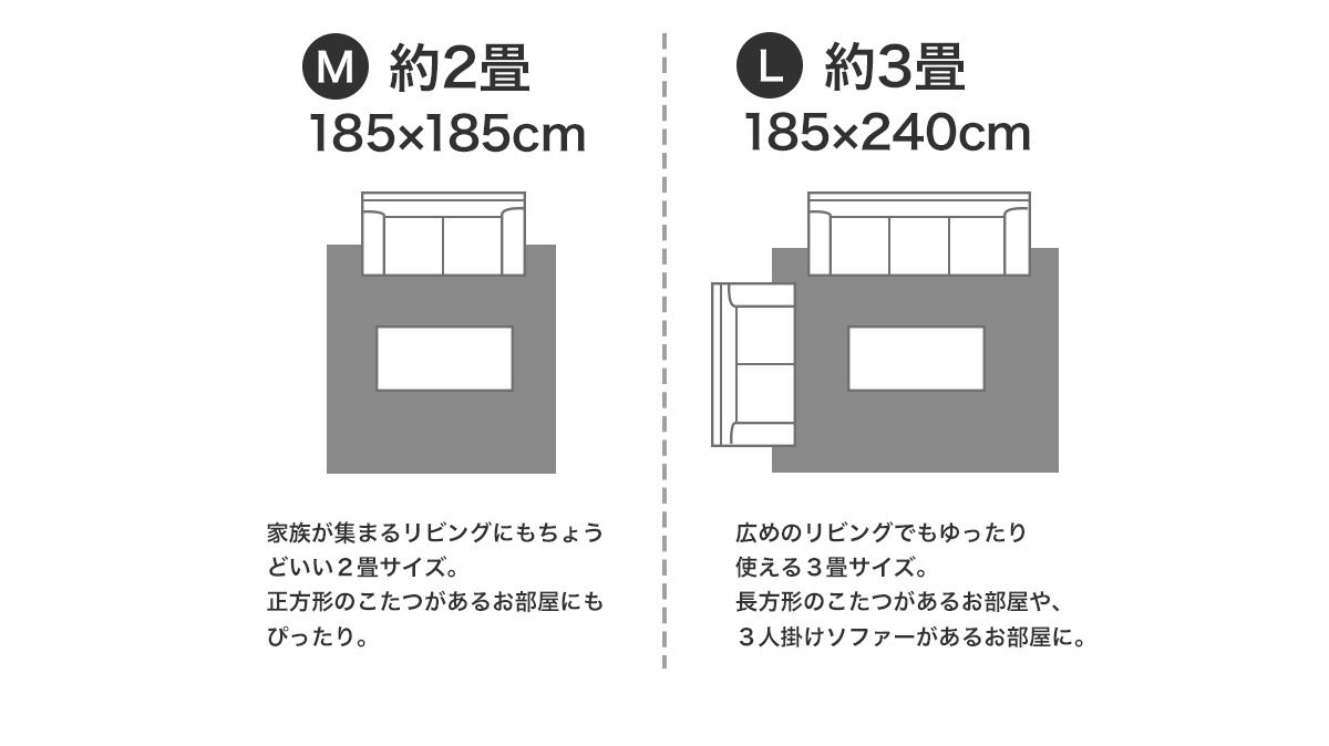 馴染みやすく多用途に使えるラグ・マット「ポント」
